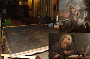 Restauration de tableaux